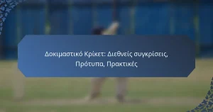 Δοκιμαστικό Κρίκετ: Διεθνείς συγκρίσεις, Πρότυπα, Πρακτικές