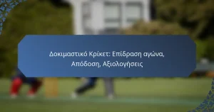Δοκιμαστικό Κρίκετ: Επίδραση αγώνα, Απόδοση, Αξιολογήσεις