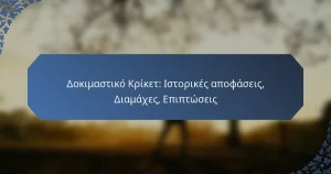 Δοκιμαστικό Κρίκετ: Ιστορικές αποφάσεις, Διαμάχες, Επιπτώσεις