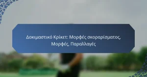 Δοκιμαστικό Κρίκετ: Μορφές σκοραρίσματος, Μορφές, Παραλλαγές