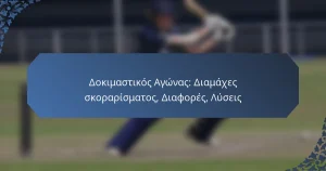 Δοκιμαστικός Αγώνας: Διαμάχες σκοραρίσματος, Διαφορές, Λύσεις