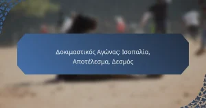 Δοκιμαστικός Αγώνας: Ισοπαλία, Αποτέλεσμα, Δεσμός