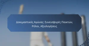 Δοκιμαστικός Αγώνας: Συνεισφορές Παικτών, Ρόλοι, Αξιολογήσεις